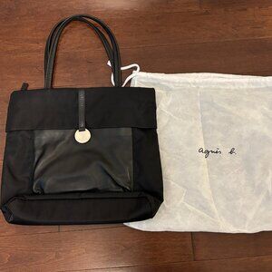 Agnes b Leather Handbag